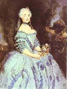antoine pesne Portrait of the Actress Babette Cochois (c.1725-1780), later Marquise Argens Spain oil painting artist